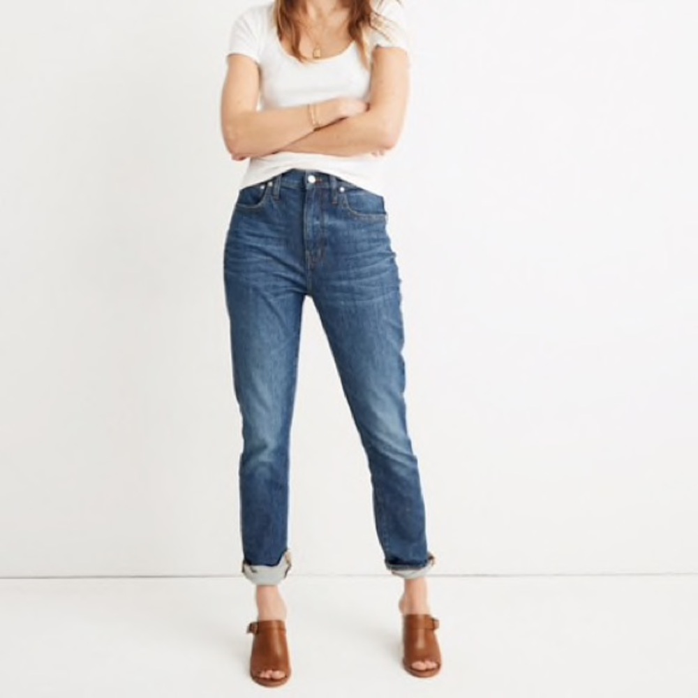 Madewell High-Rise Slim Boyjean: Eco Edition